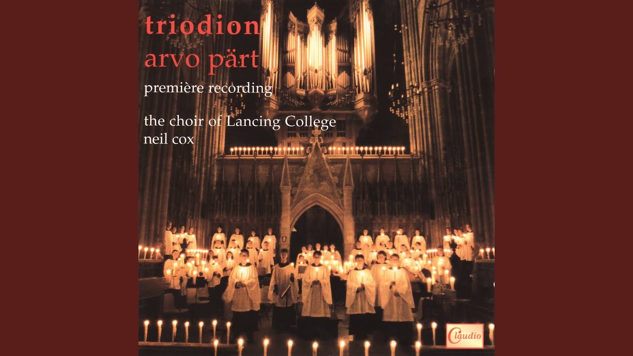 Triodion: Ode III / Coda