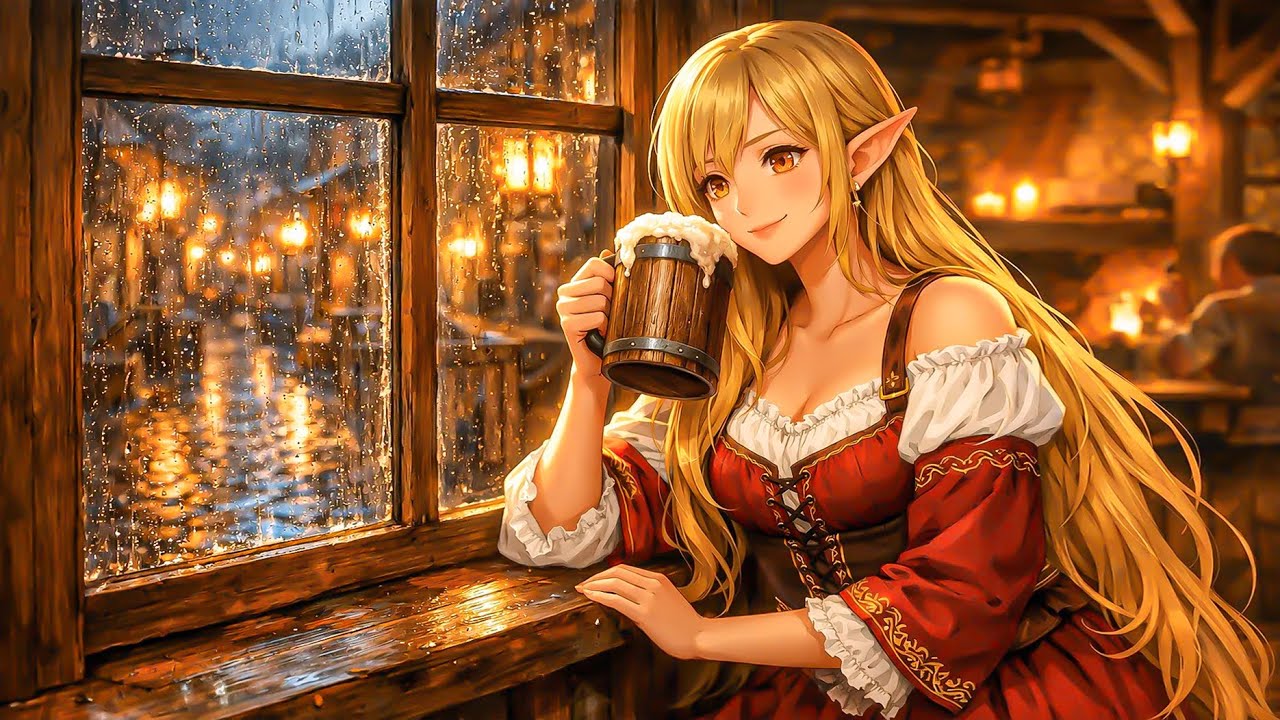 Peaceful Medieval Tavern Fantasy Music | D&D Tavern Music for Sleep, Study, Relaxation, Focus