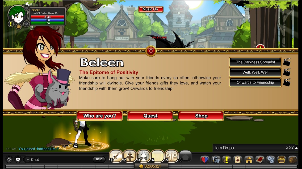 AQW | Saturday Daily Gift 🫩💞Lovesworn Soloblade💔🎭😫 🚀/Join Tournament  Ⓜ️Lord Brentan (Match 5)