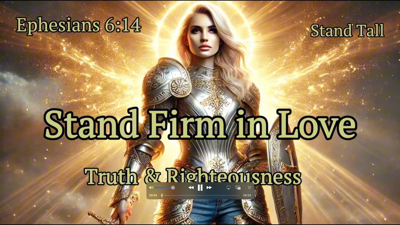 🕊️ Stand Firm in Love, Truth & Righteousness