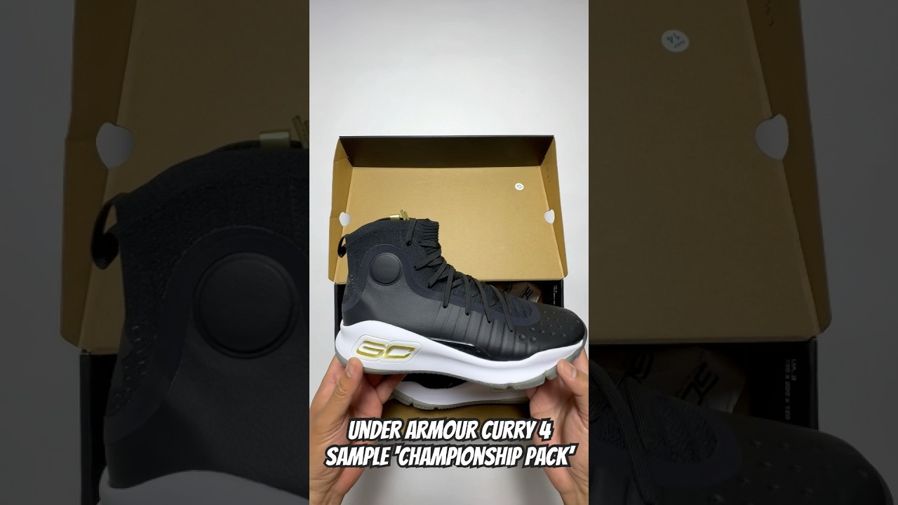 Under Armour Curry 4 Sample &lsquo;Championship Pack&rsquo; #currybrand #underarmourcurry #curry4 #underarmour r