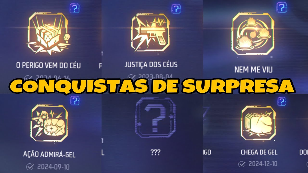CONQUISTAS DE SURPRESA-PEGUE AGORA O EMOTE BANHO DE SOL FF-CONQUISTA FREE FIRE-PASSO A PASSO!!