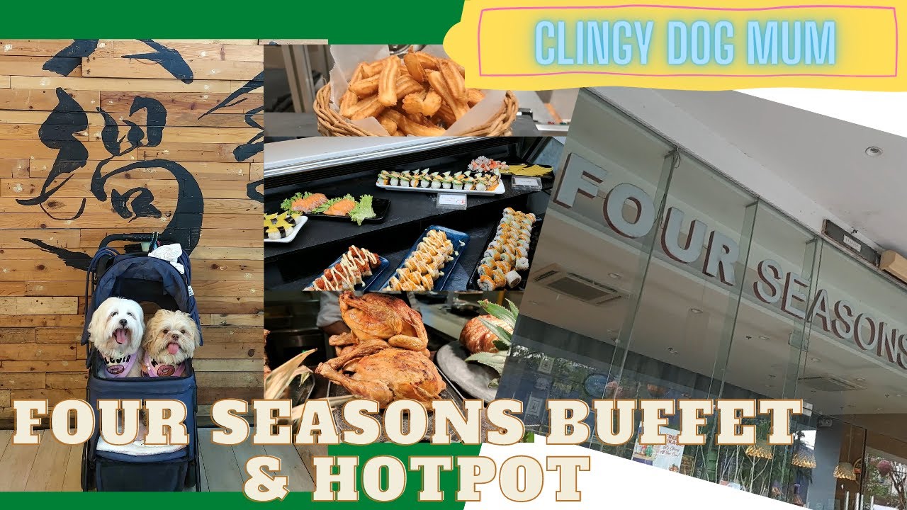 Pet Friendly Buffet Restaurant with our dogs Maltese and Shih Tzu | Four Seasons Buffet & Hotpot