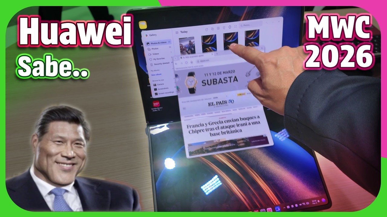 Ni Japon ni Corea, La mejor tech... ¡Desde China! - Huawei MWC 2026 - Byte de Tecnología