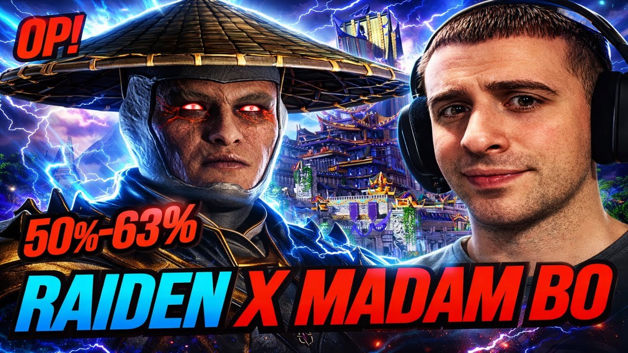 THESE 60% RAIDEN COMBOS WITH MADAM BO ARE OP!: MORTAL KOMBAT 1!