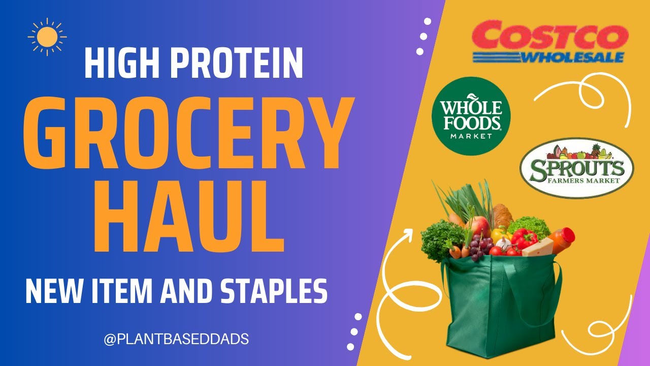 Massive High Protein/Low Calorie Vegan Grocery Haul for Muscle Building and Fat Loss