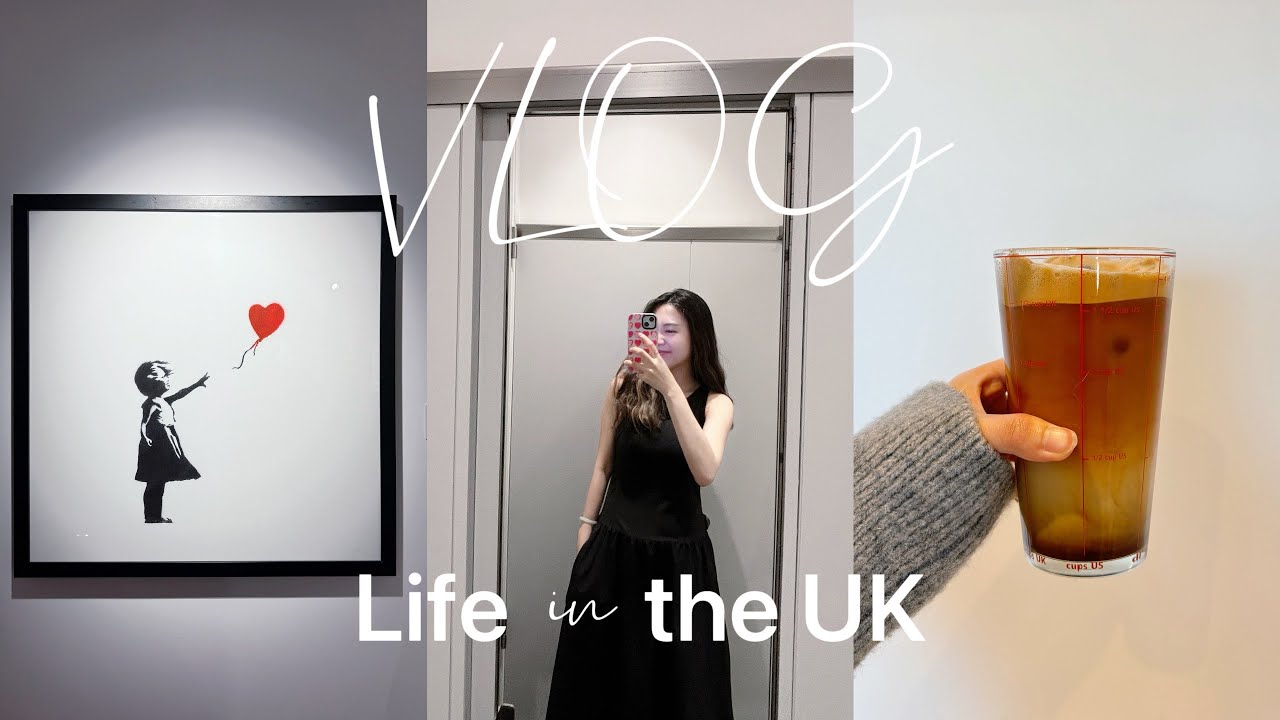 英國日常Vlog: 職涯更新！我離職了🫣、倫敦Banksy展覽🖤、楠火鍋🍲、手標泰奶居家版🧃、韓式泡菜湯🇰🇷