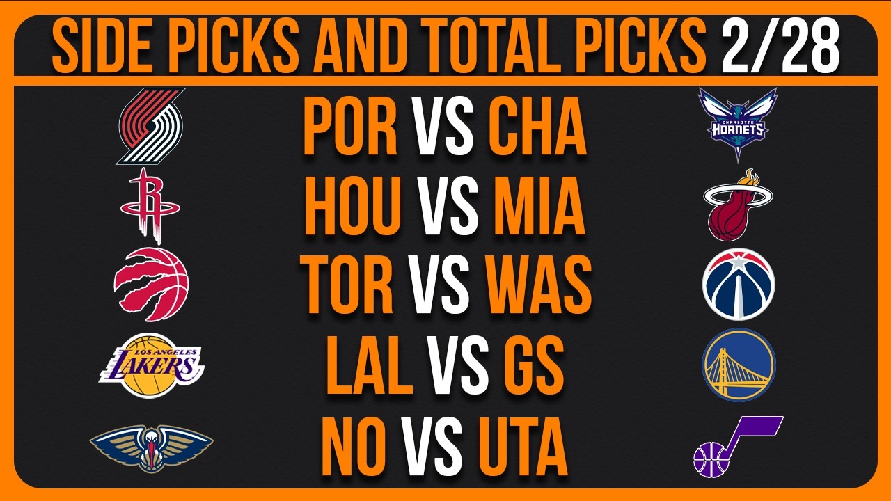 NBA Picks Today Saturday 2/28/26 NBA Picks and Predictions | NBA Predictions Today | NBA Bets Today