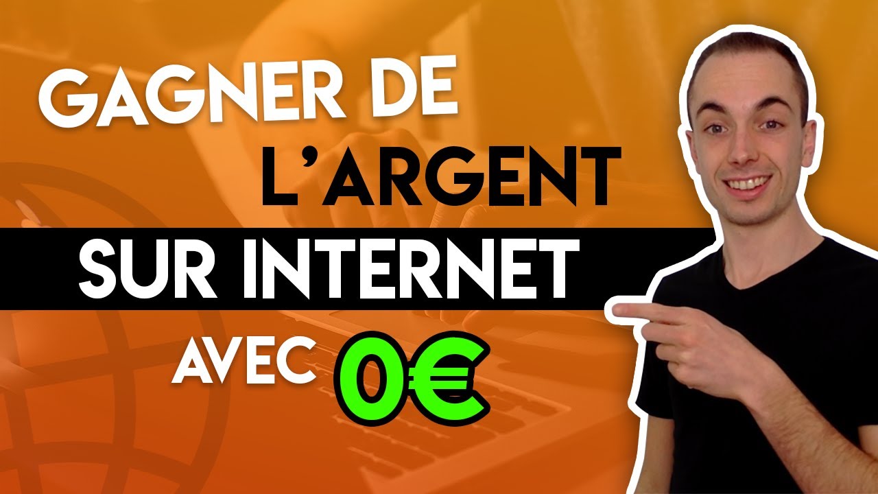 5 Fa&ccedil;ons RENTABLES Pour GAGNER DE L'ARGENT sur Internet SANS INVESTIR (Id&eacute;al pour les d&eacute;butants)