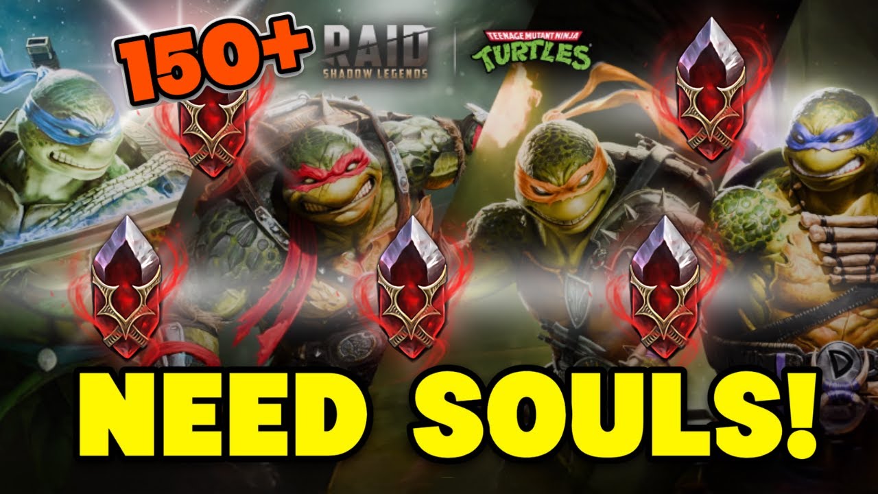 150+ Mortal Soulstones for Ninja Turtles!!  Raid: Shadow Legends