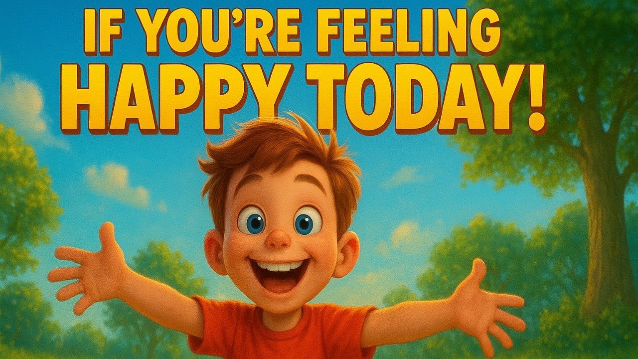 If You’re Feeling Happy Today! | Fun Kids Action Song | Preschool Dance & Sing-Along