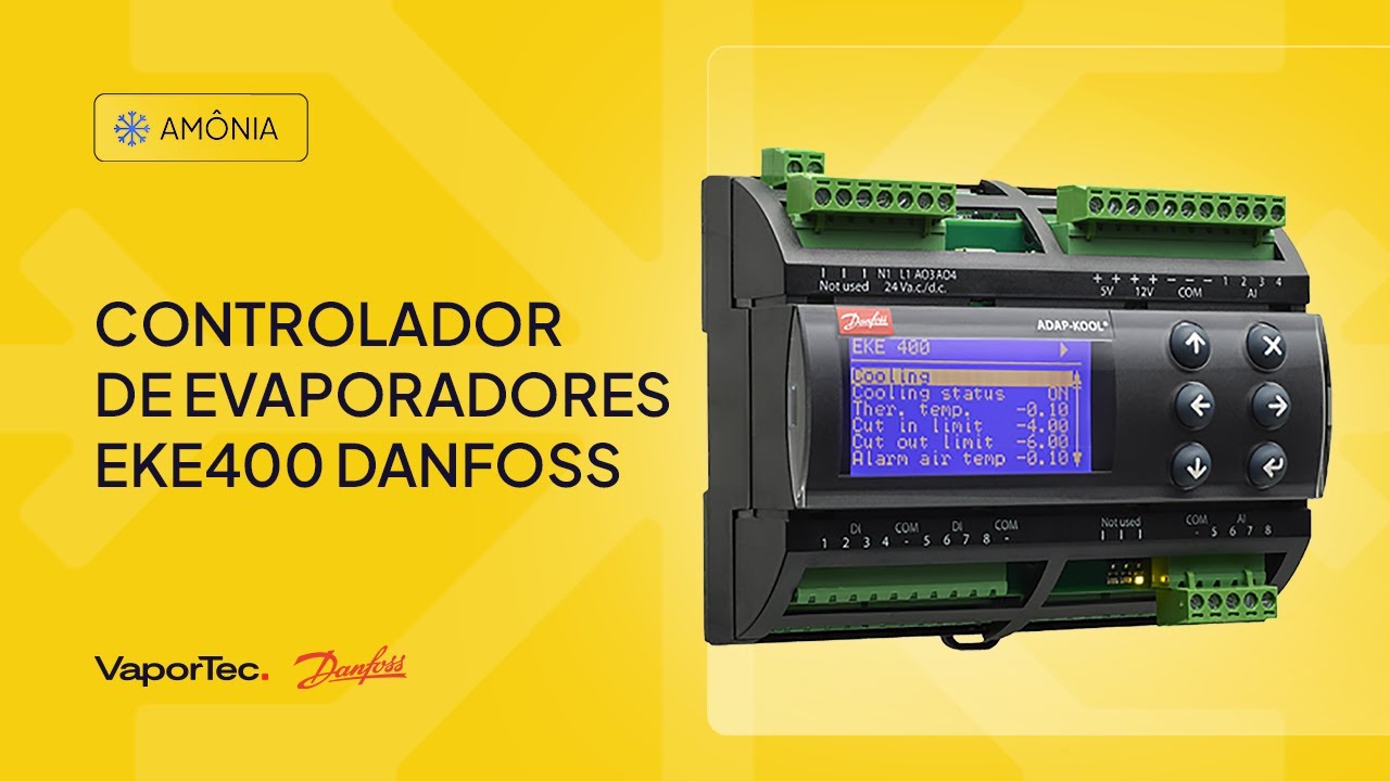 Controlador de Evaporadores EKE400 Danfoss