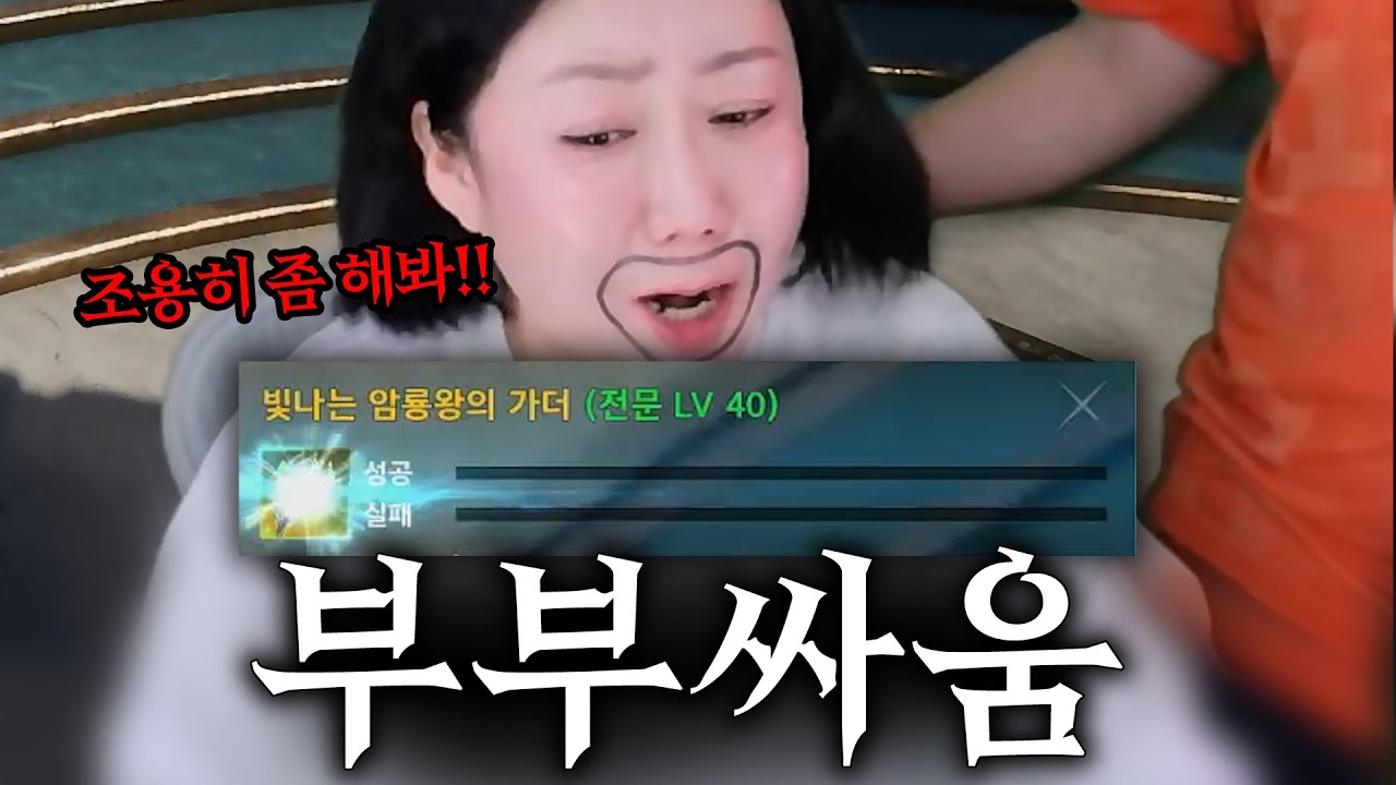 빛암룡 때문에 남편이랑 대판 싸웠습니다 아이온2 꽃집언니