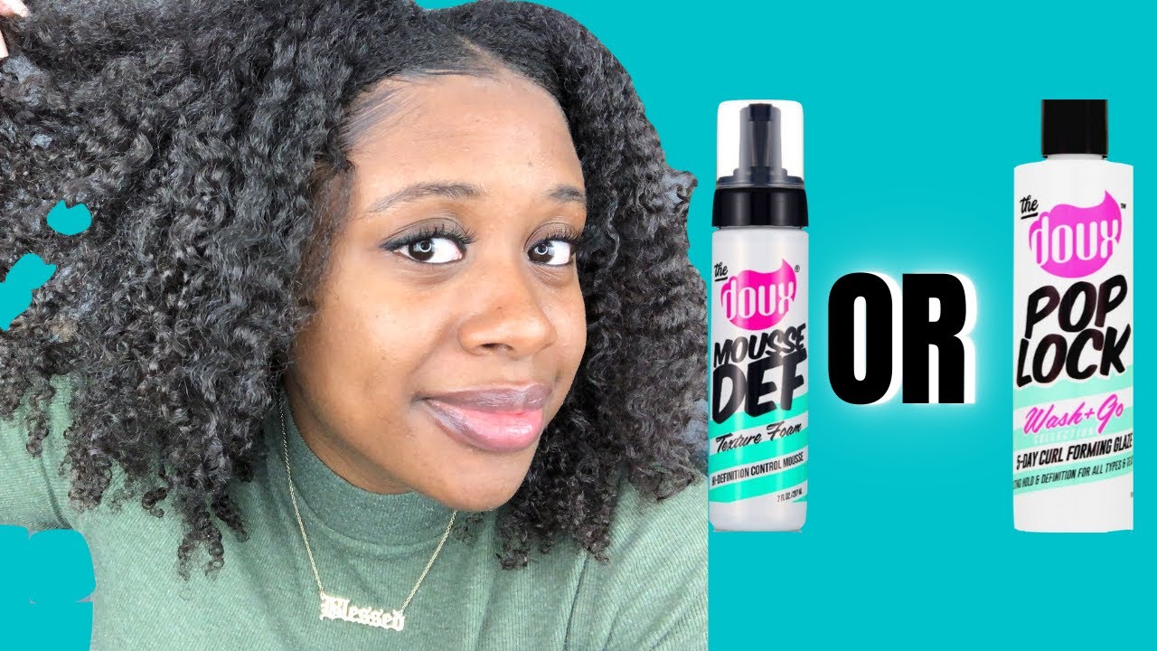 Pop Lock Glaze против Mousse Def Texture Foam | The Doux Wash and Go