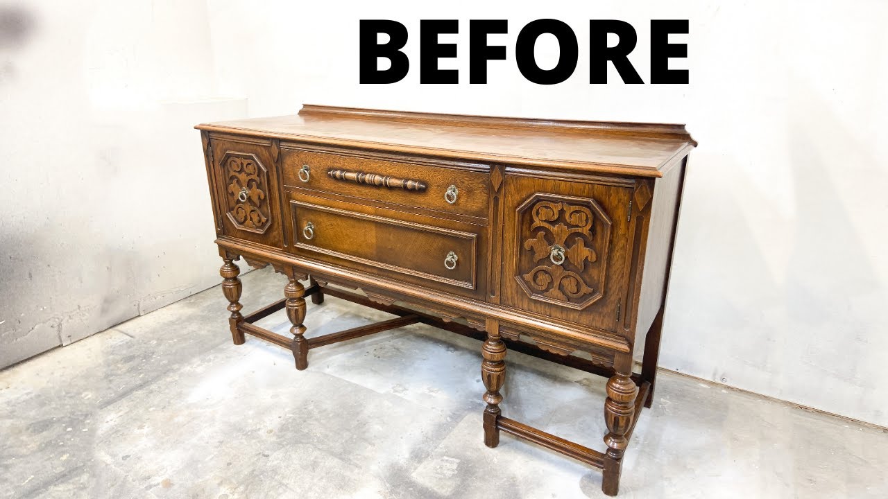 How to Refinish A Wooden Buffet for Beginners