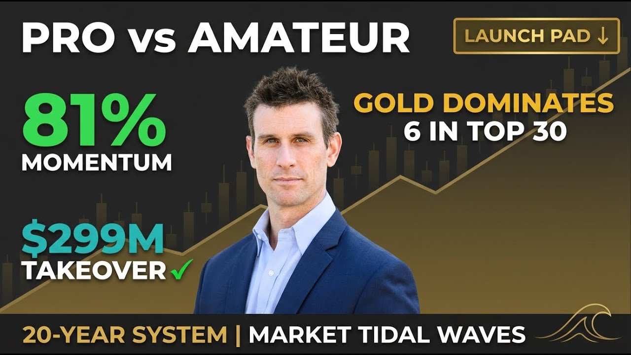 What Separates Pro Traders From Amateurs: Gold Dominates + Launch Pad's $299M Takeover Validation