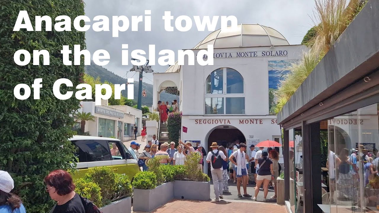 Anacapri town, trip to the island of Capri, part 2