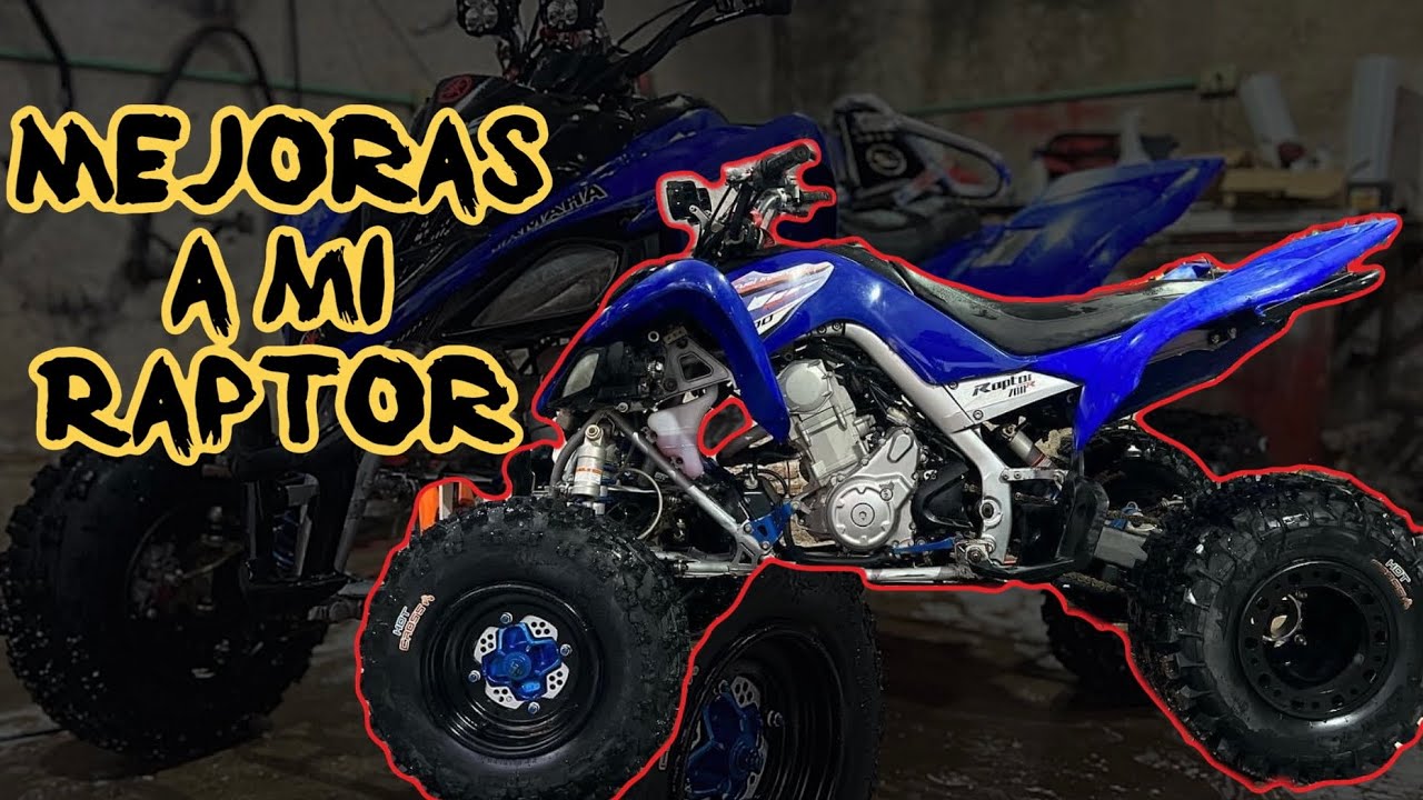 Yamaha raptor 700 || suspensión +2 - espaciadores - ventajas de la suspensión after market #yamaha