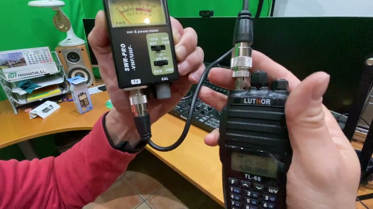 ⚙️ Como medir estacionarias TEAM PR-2500 medidor de estacionarias 120 - 500 Mhz