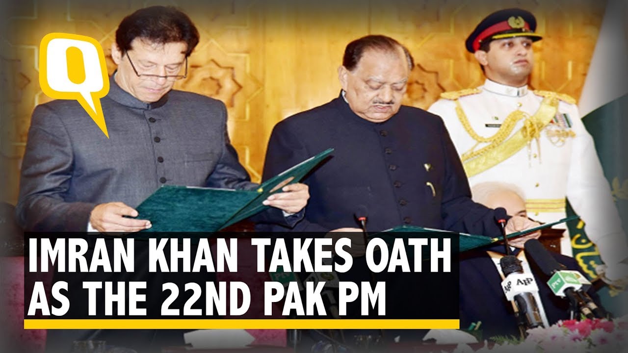 Imran Khan Takes Oath As Pakistan's New Prime Minister | The Quint