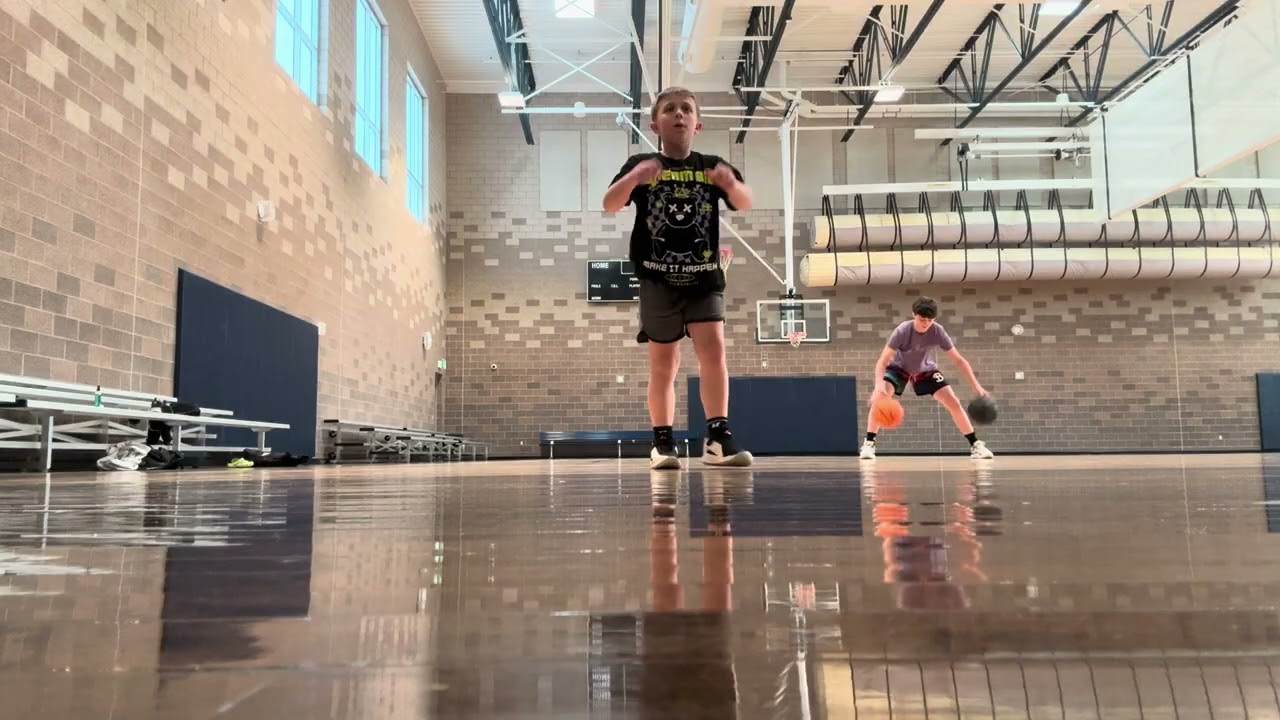 Scissor dribbles