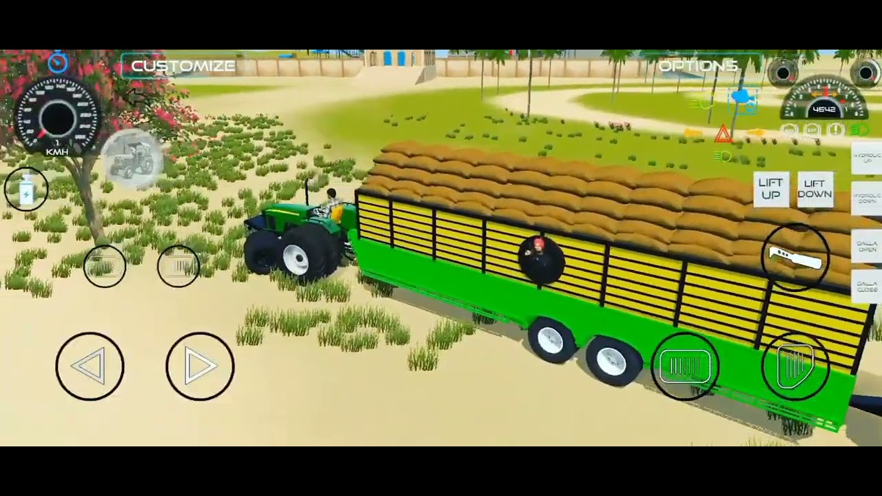 John Deere 5310 full load 2 trolley aur army truck 3 BS