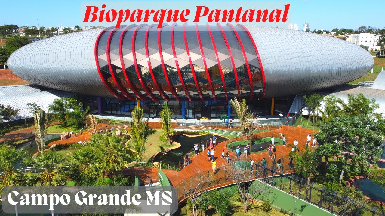 Bioparque Pantanal - O maior complexo de aquários de água doce do mundo, em Campo Grande MS