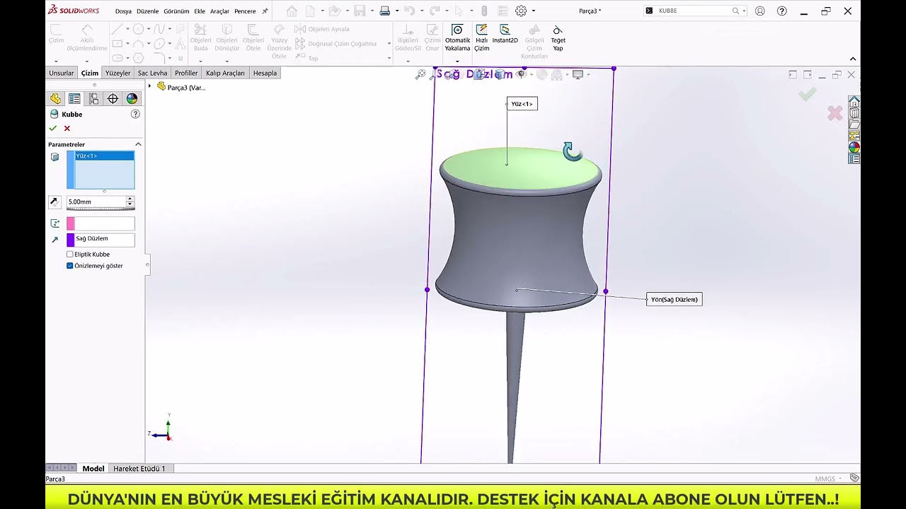 SOLIDWORKS İLE ÜRÜN TASARIMI - RAPTİYE