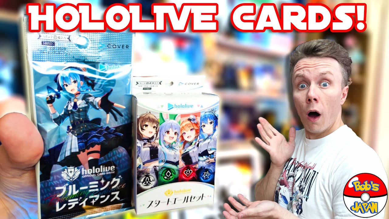 Hololive Official Trading Card Game Opening – Pulling Ultra Rare Cards & Reviewing Start Ale Deck! 🎉