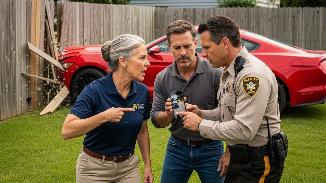 HOA Karen's Son Broke My Fence, I Showed Sheriff the Camera and They Paid for Everything!
