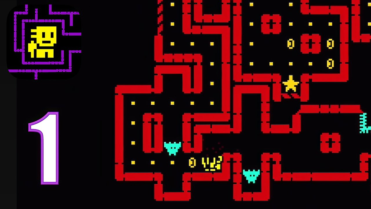 Tomb of The Mask Gameplay Walkthrough Part 1 | Android, iOS Mobile Game