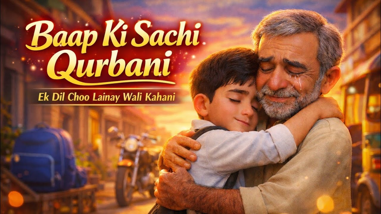 Baap Ki Sachi Qurbani | Dil Ko Choo Lenay Wali 3D Cartoon Kahani | Moral Story
