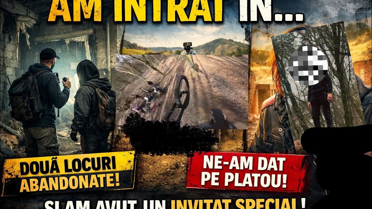 Am făcut urbex într-un loc cu alarma, am avut un invitat special🔥 am dat superul și multe scheme 💪