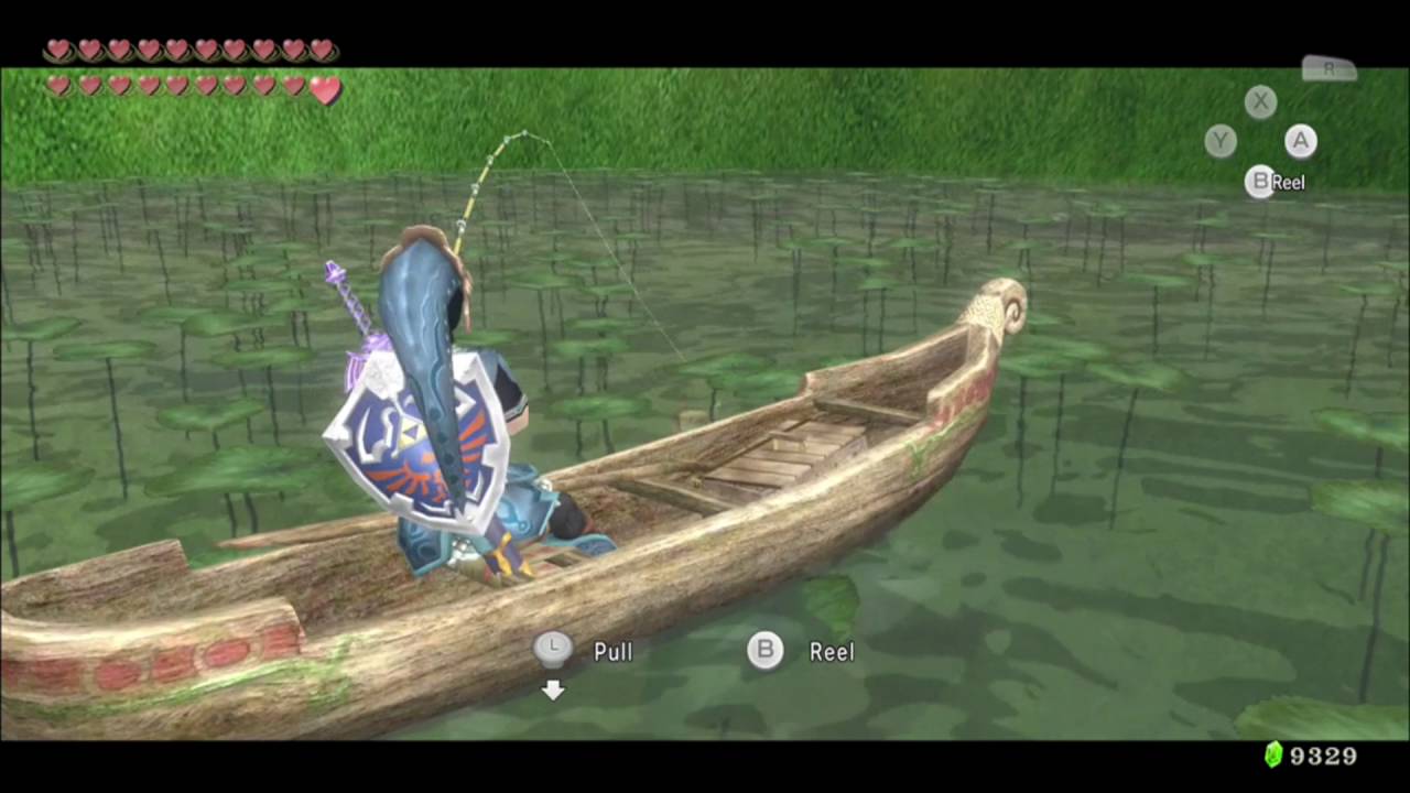 Catching the Hylian Loach in Twilight Princess HD
