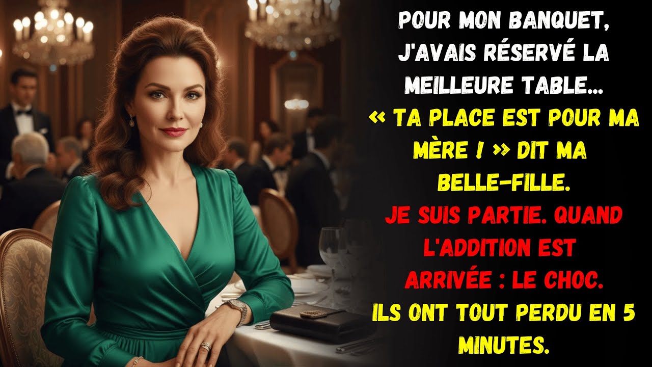 Ta place est pour ma mère !
