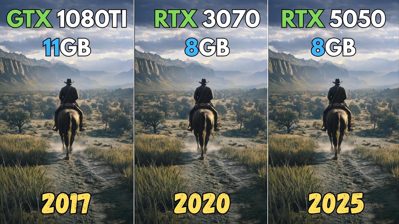 GTX 1080 TI vs RTX 3070 vs RTX 5050 | R7 9800X3D - Test in 9 Games &ndash; Which One Deserves Your Money?