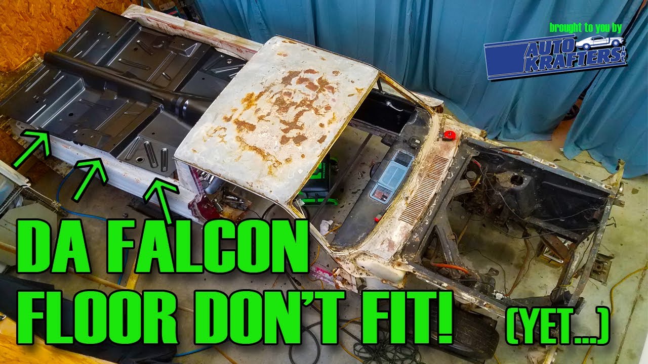 Fitting Falcon Floor Pan Into Ranchero First Attempt Episode 86 Manic Mechanic