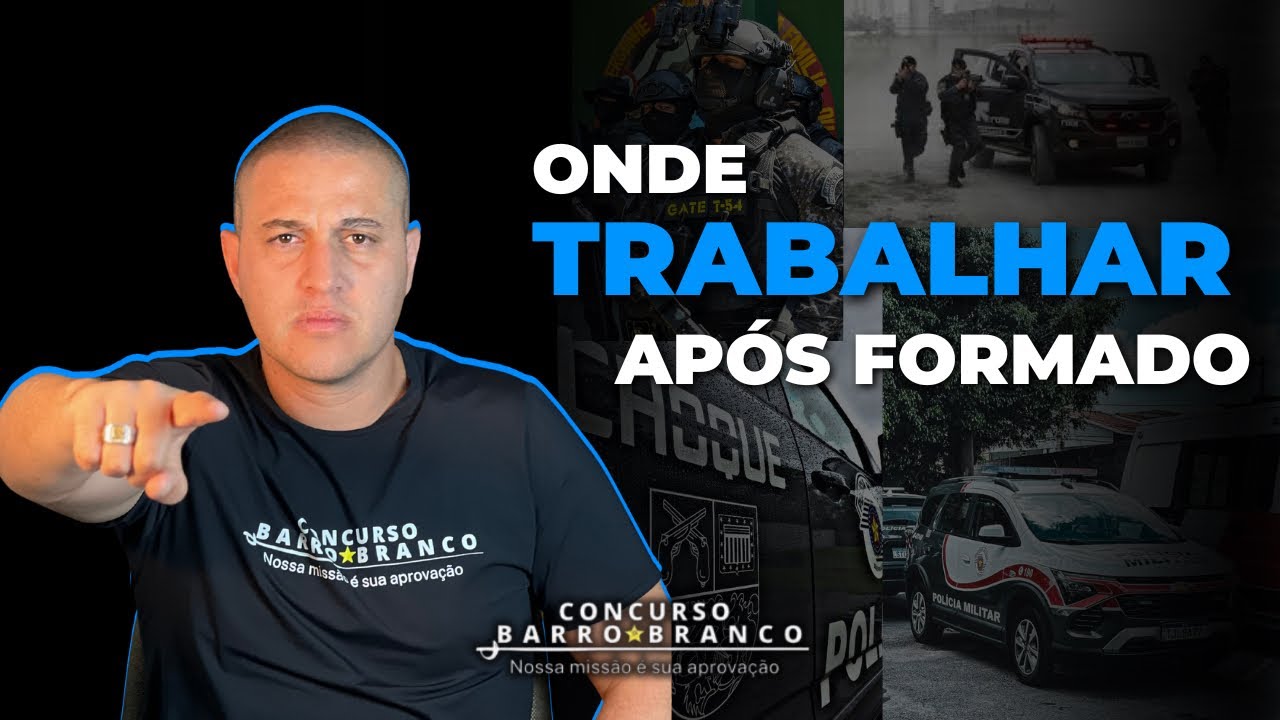 ONDE TRABALHAR APÓS FORMADO NA PMESP!? | Por Alexsandro Gomes