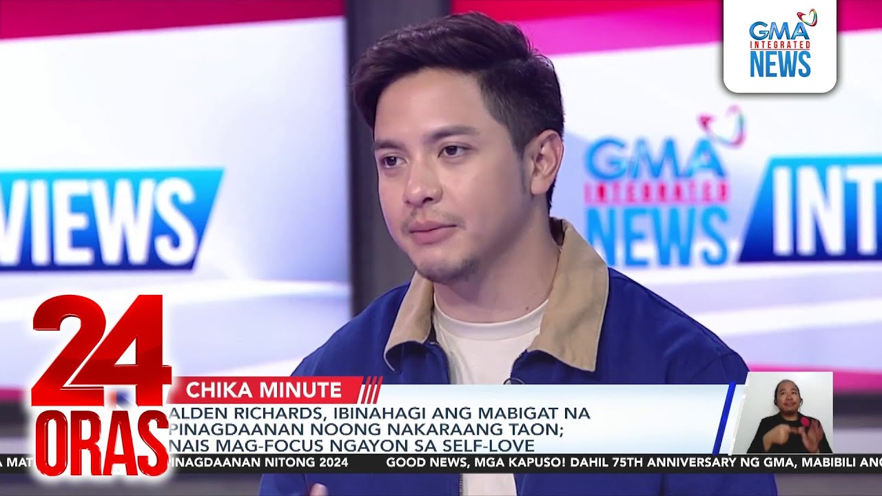 Alden Richards, ibinahagi ang mabigat na pinagdaanan noong nakaraang taon; nais... | 24 Oras