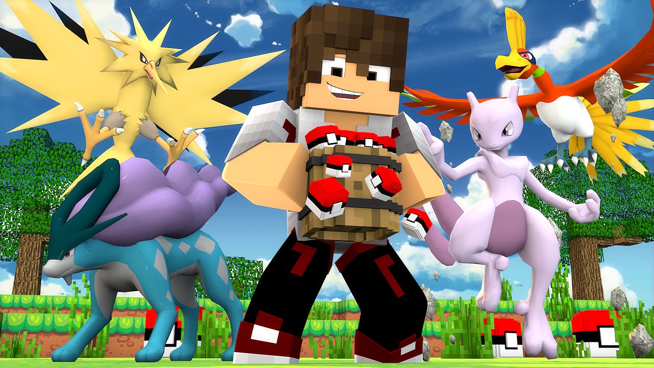 Minecraft: HARDCORE POKEMON #8 - LENDÁRIOS ‹ CaiqueVieira ›