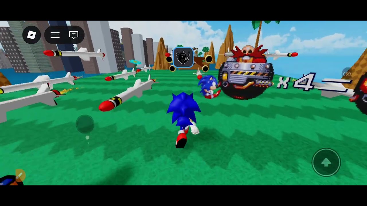 Sonic obby jogando de Sonic parte 1