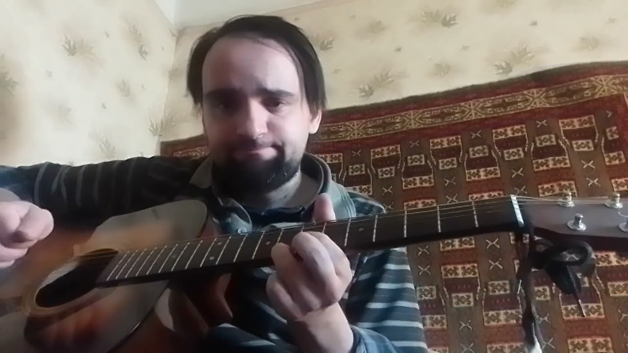 Как играть ПРОСТО Пьемондский блюз аккорды G C D урок №2