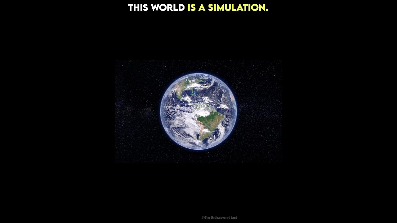 Stephen Hawking say this world may be a computer Simulation 🌍 #amazingfacts #facts #stephenhawkings