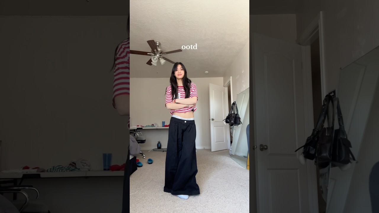 wearing youtube&rsquo;s colors #shortsootd #ootdstyle #fashion
