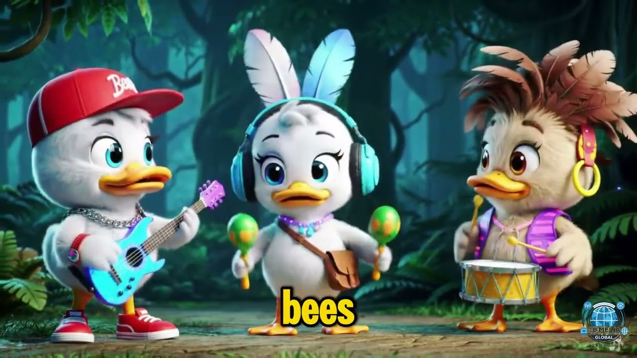 🦆🎶 Ducks on the Beat – 3 Funny Rapper Ducks’ Musical Adventure! | Full 3D Animation for Kids