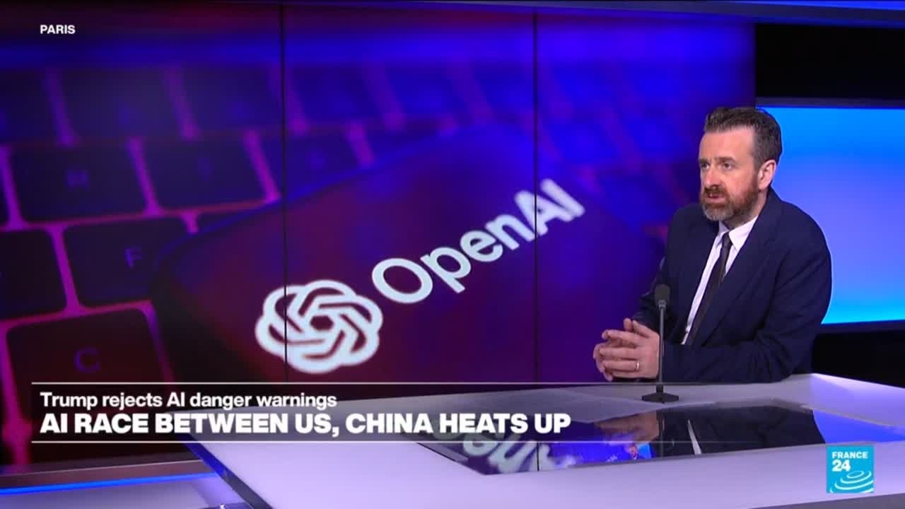 AI race between US, China heats up as Trump rejects danger &bull; FRANCE 24 English