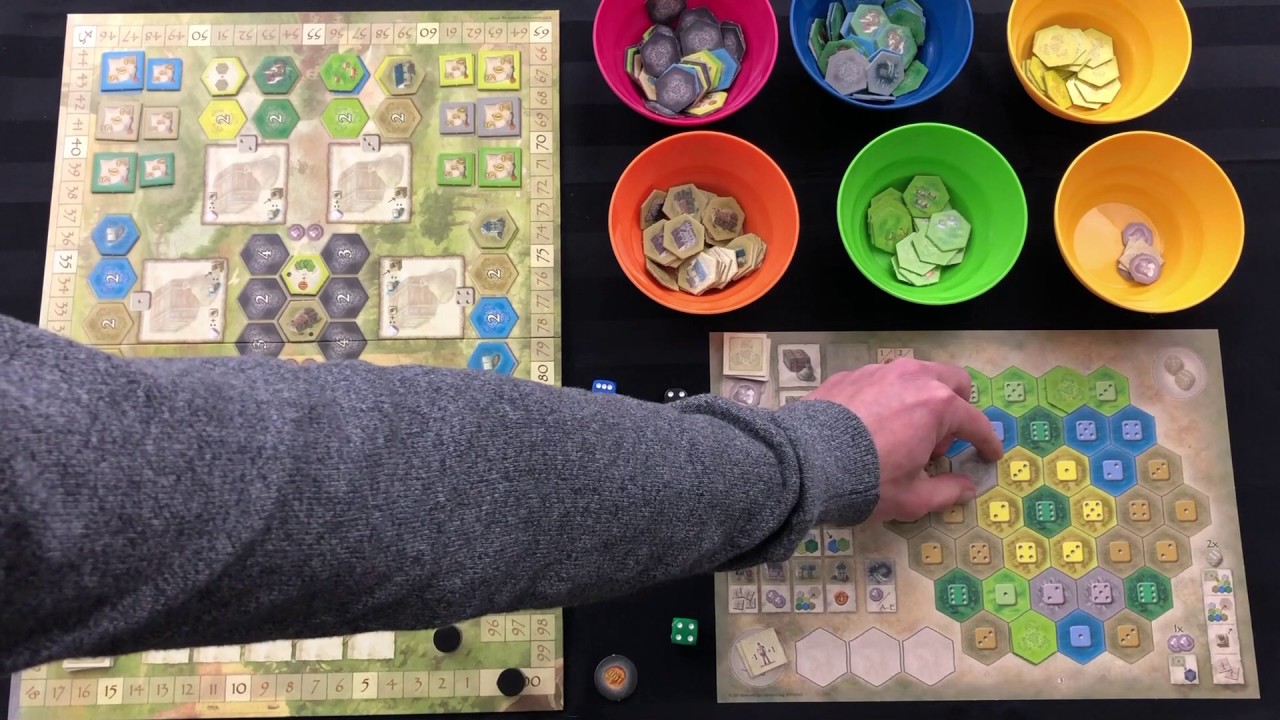 Partie en solo - The Castles of Burgundy