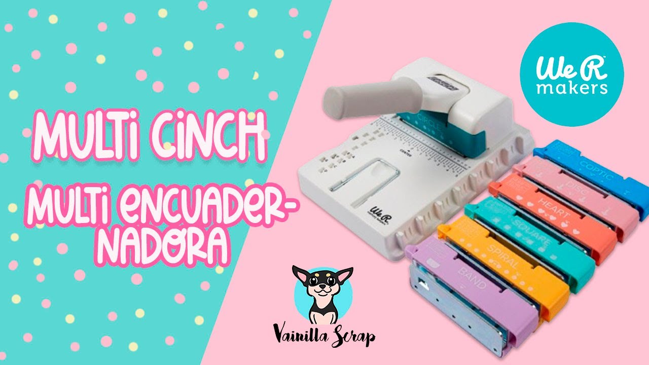 Mini encuadernadora Multi Cinch We R Makers