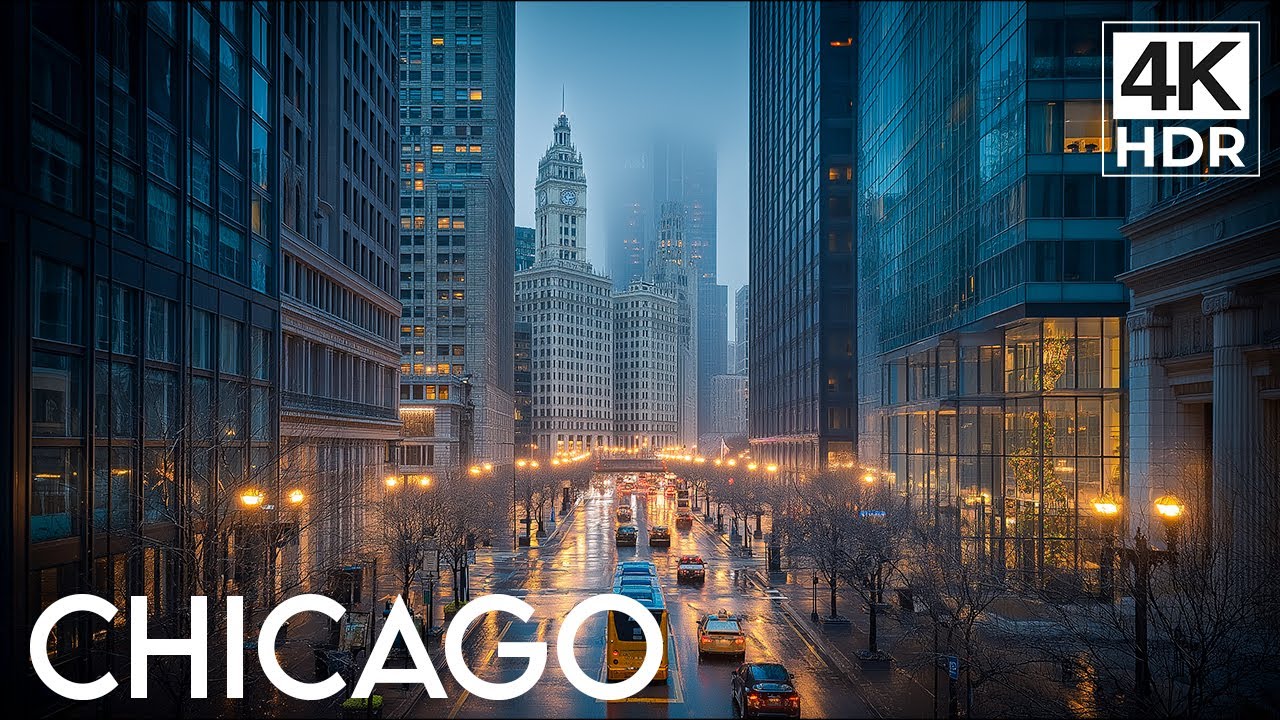 👉 Chicago in 4K Ultra HD HDR | Smooth 60FPS