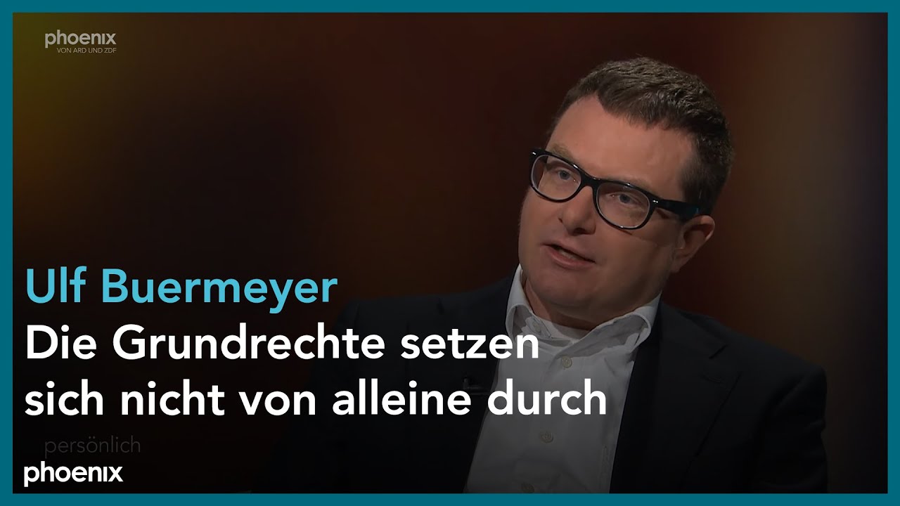 phoenix pers&ouml;nlich: Ulf Buermeyer zu Gast bei Eva Lindenau